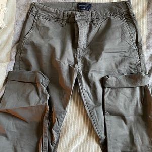 American Eagle Chino (29/30) Grey/Blue Slim